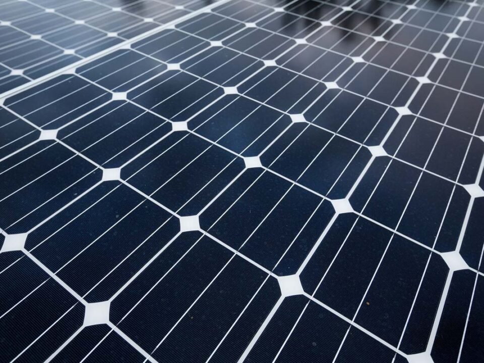 Textura de paneles solares